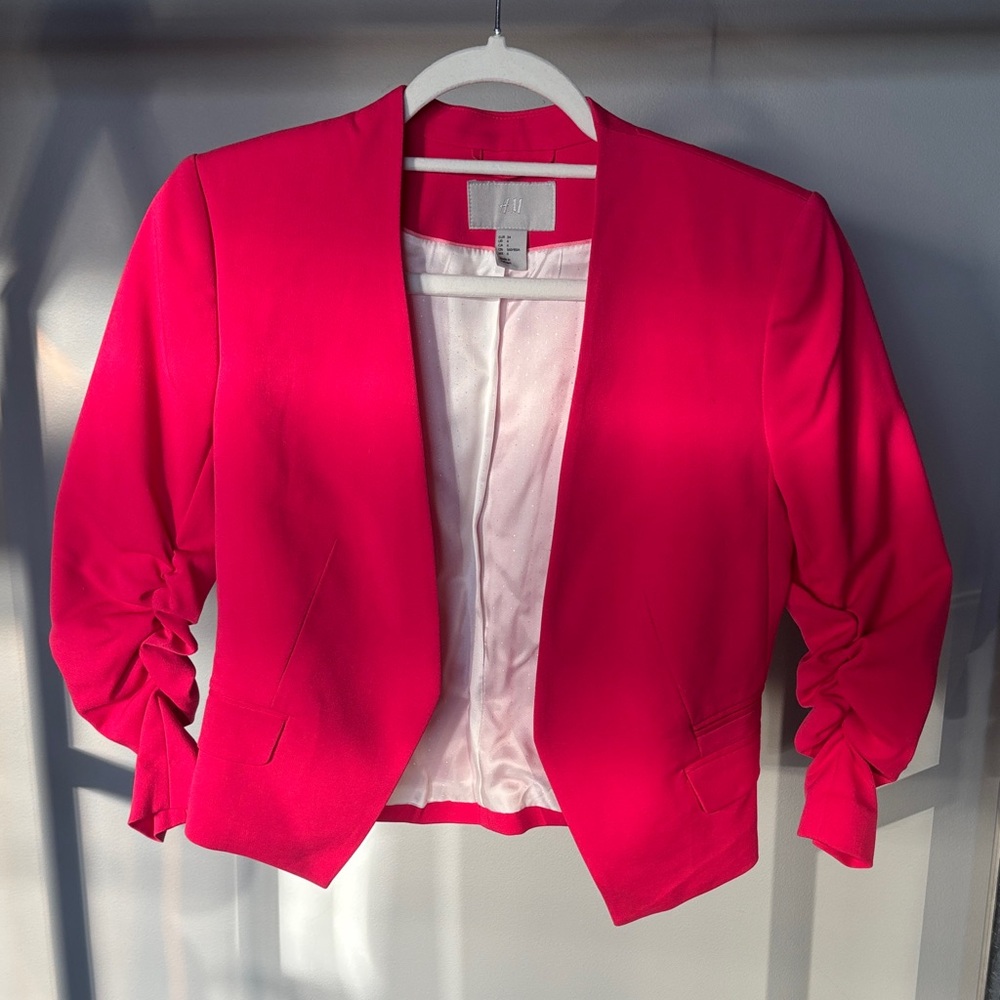 H&M Fuchsia Blazer Jacket